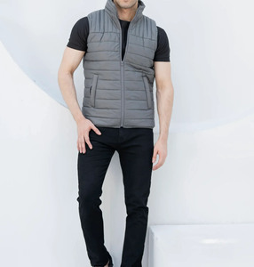 Chaleco Acolchado Impermeable Ligero Unisex Nuevo al por Mayor, Chaqueta sin Mangas con Capucha y Cremallera para Entrenamiento al Aire Libre en Invierno - Product Image 5