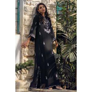 Robe vintage élégante à col haut pour mère de la mariée Aiza - Product Image 1