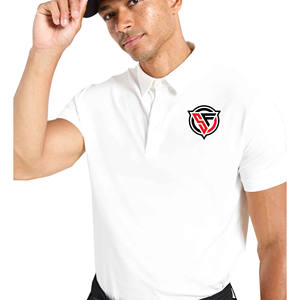 Camiseta OEM con logotipo personalizado, Camiseta lisa de manga corta de golf de alta calidad, polo sin costuras transpirable de secado rápido para hombre - Product Image 1