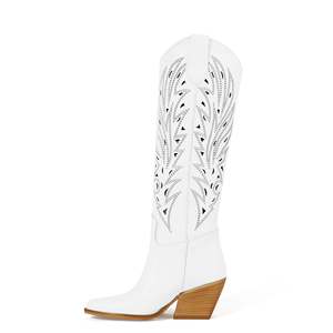 Bottes Chukka Kona blanches texanes élégantes et tendance - Product Image 2