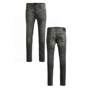 Pantalon baggy en jean de haute qualité, coupe slim, lavé, pour homme, en tissu denim, pour toutes les saisons, 2025 - Product Image 4