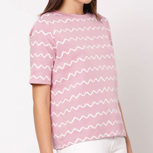 Daily Wear <b>Women</b> Cotton T-<b>Shirt</b> Streetwear Casual Regular Fit Autumn Winter Soft Breathable OEM ODM Custom Logo - Product Image 5