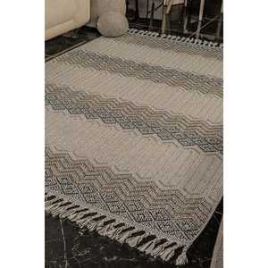 Alfombra Moderna Natura 9965 Beige de Netline, 100% Polipropileno, Antideslizante, Fácil de Limpiar, Duradera, para Dormitorio o Estudio, 80x150 cm, Netline Home - Product Image 2