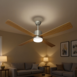 Ventilador de Techo de Madera con Luz LED de 124 cm - Product Image 3