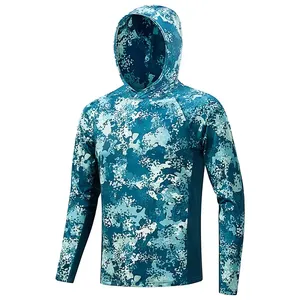 Sudadera con Capucha para Hombre, Protección Solar UPF 50, Manga Larga, Estampado por Sublimación, Anti-UV, Poliéster - Product Image 2