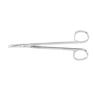 Juego de instrumentos quirúrgicos manuales de acero inoxidable, equipo médico operativo básico, incluye tijeras curvas rectas de Metal - Product Image 5