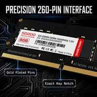 Module de mémoire RAM pour ordinateur portable SHARETRONIC 8 Go DDR4 3200 MHz SODIMM 260 broches CL22 1,2 V – Amélioration de la mémoire pour ordinateur portable
