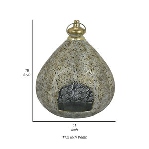 Vintage Design Round Shaped Hanging Wind Light <b>Metal</b> Body Home Decorative <b>Metal</b> <b>Lanterns</b> with Unique Design Body for Home Decor - Product Image 3