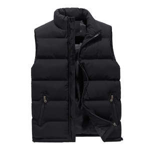 Custom Made Sleeveless Puffer Jackets Men Winter No Sleeve Less Zip up Puff <b>Vest</b> Unisex Waterproof Quilted Zipper Casual Wear - Product Image 5
