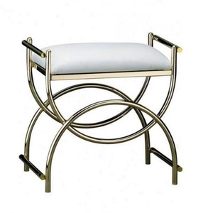 Taburete de café, silla hecha a mano con revestimiento de metal negro de hierro, taburete Vintage Industrial para sala de estar, taburetes de jardín para el hogar y el jardín - Product Image 6