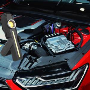 Đa chức năng ba nguồn ánh sáng làm việc thả Tác động kháng từ màu vàng Đèn Led Sạc kiểm tra ánh sáng - Product Image 6