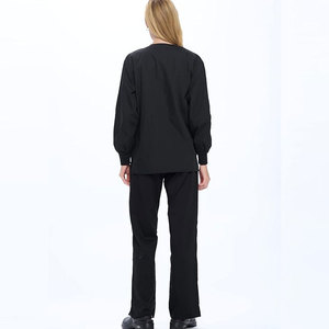 Veste de travail pour femmes en coton 100% de haute qualité, détection des aiguilles, fusion sans couture pour les hôpitaux - Uniformes d'hôpital KATBROS - Product Image 4