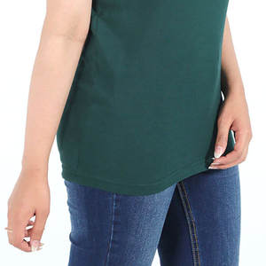 Breathable <b>Women's</b> <b>Short</b>-Sleeved T-Shirt Regular Top with Fitted Design - Product Image 6