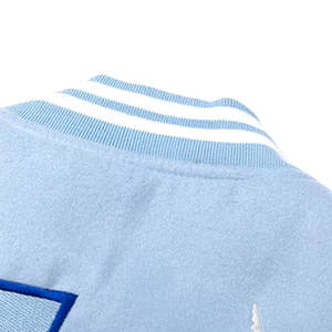 Veste universitaire slim pour homme de haute qualité, design élégant et tendance, broderie de basket-ball sur le devant, imperméable et écologique - Product Image 5