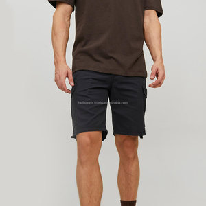 กางเกงขาสั้นคาร์โก้ผ้าแคนวาสผู้ชายคุณภาพดีที่สุดปี 2026 ป้องกันรอยยับ แห้งเร็ว เป็นมิตรกับสิ่งแวดล้อม สไตล์ไฮสตรีท ขายส่ง - Product Image 3