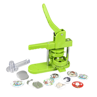Machine à badges 58 mm très vendue pour la fabrication de badges, aimants de réfrigérateur, ouvre-bouteilles, porte-clés et kits de cadeaux personnalisés