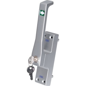 Perno de Puerta de Aleación Ligera Anodizada Plateada 970Z DIN Derecho, Barra Redonda de 10 mm, FUHR Persianas, Cortinas y Contraventanas - Product Image 1