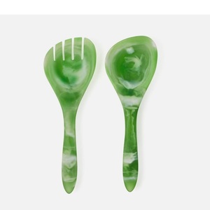 ชุดช้อนตักสลัดทำจากเรซินทำมือสุดหรูจากอินเดียเครื่องครัวเป็นมิตรต่อสิ่งแวดล้อม - Product Image 3