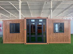 Maison extensible de 20 pieds avec extérieur imitation bois 3D, 2 chambres, armoires de cuisine complètes et équipements de salle de bain intérieurs + LIVRAISON GRATUITE - Product Image 3