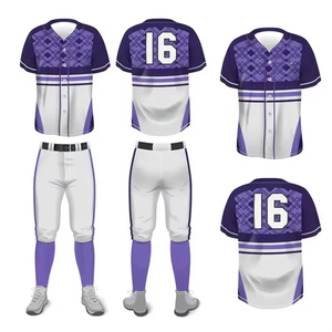 New Arrival Custom Made Sports <b>Baseball</b> Uniform for Unisex Color Soccer Wear <b>Sets</b> - Product Image 5