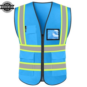 Gilet de sécurité thermique haute visibilité pour homme en polyester respirant, bretelles réglables, design réfléchissant personnalisable, logo sur mesure - Product Image 3