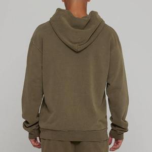 เสื้อฮู้ดดี้หนานุ่มทรงหลวมแบบดรอปโชลเดอร์สำหรับผู้ชาย สั่งทำได้ตามต้องการ พร้อมปักโลโก้ ผ้าเฟรนช์เทอร์รี่เนื้อหนัก ทรงโอเวอร์ไซส์ - Product Image 3