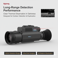 Lunette de vision thermique Sytong MM06-50LRF 640x512 avec télémètre laser, monoculaire thermique, vision nocturne UHD, lunette de chasse
