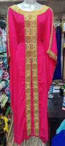 Caftán marroquí de colores, caftán musulmán tradicional, cuentas de piedra, trabajo manual, caftán marroquí, nuevo diseño 2022 - Product Image 4