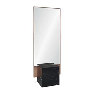 Miroir mural Radiant Elegance transformant les intérieurs avec un design tendance de qualité supérieure et un look contemporain époustouflant - Product Image 1
