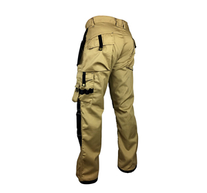 Pantalones cargo de lona ligeros informales rectos para hombre, ropa de trabajo transpirable y de secado rápido - Product Image 4