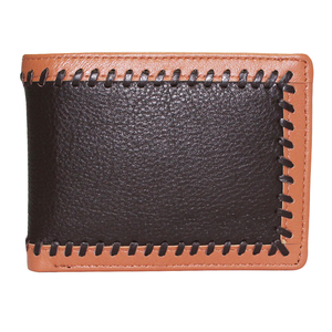 กระเป๋าสตางค์หนังวัวแท้คุณภาพพรีเมียมจากอินเดีย พร้อมช่องใส่เหรียญและช่องใส่บัตร รับทำโลโก้ตามสั่ง - Product Image 5