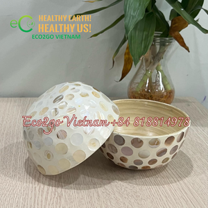 Bol à salade en bambou réutilisable en bambou Bol pour bébé en bambou avec taille personnalisée fabriqué au Vietnam - Product Image 3
