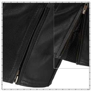 Veste en cuir pour moto pour femmes, homologuée CE, veste de motard élégante pour l'hiver et l'automne, taille plus, imperméable, veste courte pour la conduite - Product Image 4