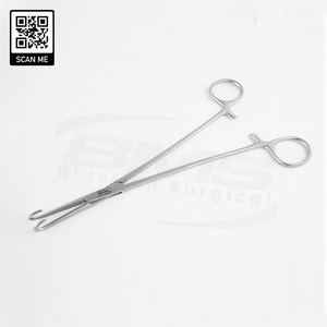 ชุดเครื่องมือผ่าตัดสแตนเลสเกรดศัลยกรรม คีมหนีบหลอดเลือดต่อมทอนซิลแบบโค้ง ได้รับการรับรองมาตรฐาน สำหรับการผ่าตัดตัดต่อมทอนซิลและห้ามเลือด ระดับ Class I - Product Image 4