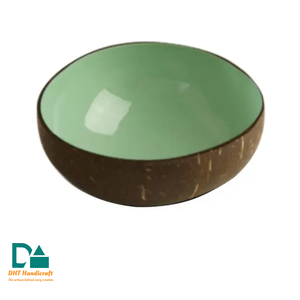 Bol de fête bohème écologique en coquille de noix de coco naturelle, finition laquée artisanale, fabriqué au Vietnam, échantillon gratuit - Product Image 2