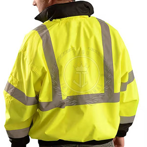 Chaqueta de Seguridad de Alta Calidad con Nuevo Diseño, Certificación CE, Talla Grande, Secado Rápido, Transpirable, Alta Visibilidad, Ropa de Trabajo Unisex para Adultos - Product Image 4