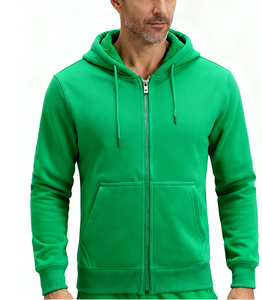 Ensemble de survêtement pour homme de qualité supérieure, jogging et sweat à capuche zippé, coupe ajustée, tissu technique en polaire, vêtements décontractés, idéal pour la salle de sport, prix de gros, survêtement pour homme - Product Image 4