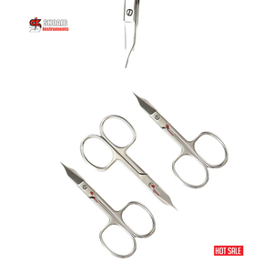 Ciseaux à ongles de haute qualité, tranchants, pour la beauté, la manucure, les cuticules, en acier inoxydable, outil pour les ongles, pour la taille des sourcils, des poils du nez - Product Image 5