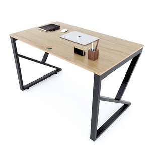 Kconcept HBKC030 120x70cm Plywood Computer Desk with Iron Legs - Product Image 1