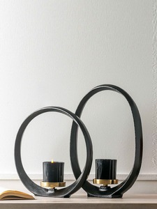 Wholesale Price Candle Stand Luxury Home Decorative New Design Handmade New Style Christmas Candle Holder <b>Silver</b> - Product Image 2