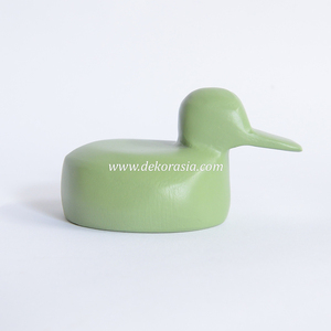 Pato de Madera Hecho a Mano, Decorativo, Estilo Animal, Diseño Art Deco, Personalizable para Decoración del Hogar, Aniversario de Bodas - Product Image 2