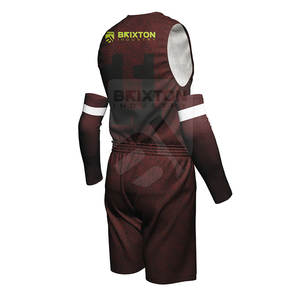 Uniforme de basket-ball sur mesure de bonne qualité 100% polyester nouvelle conception caractéristique respirante - Product Image 3