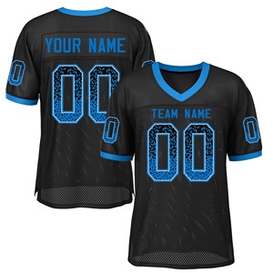 Custom Performance Short Sleeve Breathable Football Shirt | American Football Jersey 100% Polyester Unisex Adult - Product Image 1