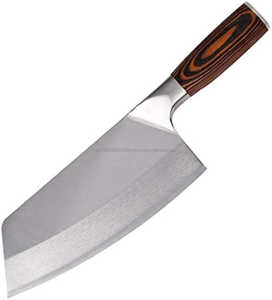 Cuchillo de Cocina de Acero de Damasco con Mango de Madera de Palisandro Ecológico, Ambidiestro, Resistente, de 6-7.9 Pulgadas, con Acabado Pulido - Product Image 1