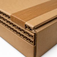 Carton ondulé robuste sur mesure pour l'emballage d'équipements industriels à l'exportation