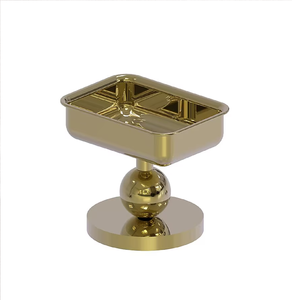 จานวางสบู่ทำจากทองเหลืองโทนสีทองหรูหราแบบโบราณสำหรับจัดเก็บในห้องน้ำจานใส่สบู่อินเดีย - Product Image 3