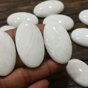 Piedra de Palma de Cristal de Scolecita de Calidad AAA, Piedra Natural de Feng Shui, Piedra de Jabón para Meditación - Product Image 2