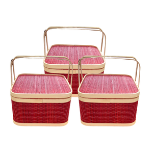 Top Produit Paniers en bambou naturellement beaux pour les cadeaux et les aventures en plein air de haute qualité - Product Image 1