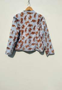 Women's New Style Boho Quilted <b>Jacket</b> Floral Block Print Short <b>Kantha</b> Reversible Coat Casual Winter Gift Woven Washed Technique - Product Image 6