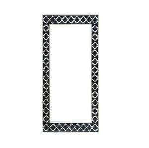 กระจกติดผนังสีเทาแบบแม็กซี่ทำมือมุกของตกแต่งทำจากเวียดนาม - Product Image 1